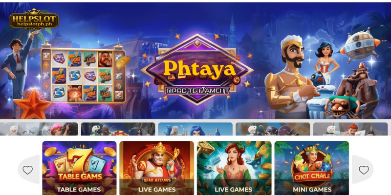 PHTAYA is an online entertainment platform that offers a wide variety of casino-style games, sports betting options, and interactive experiences.